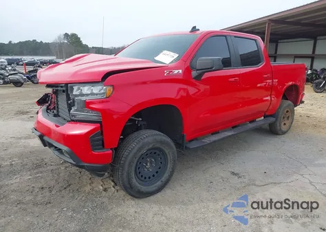 2021 Chevrolet Silverado 1500 4Wd Short Bed Rst из США, поврежденный, VIN 3GCUYEED4MG460850